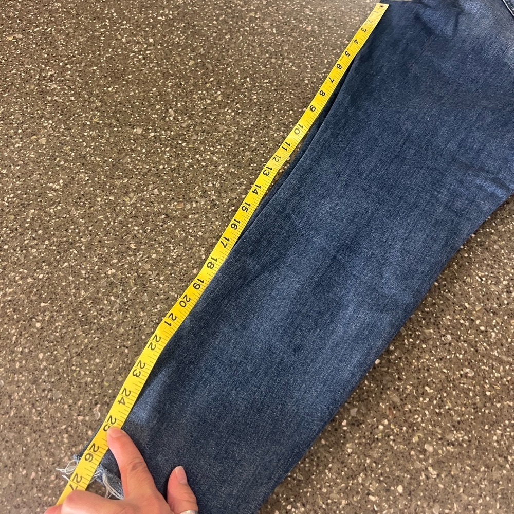 Studio Blue Skinny Jeans with Sleek Design Raw Hem Classic Denim High Waist - Picture 5 of 5